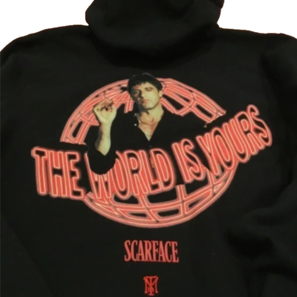 NWOT Scarface Shoe Palace hoodie black large